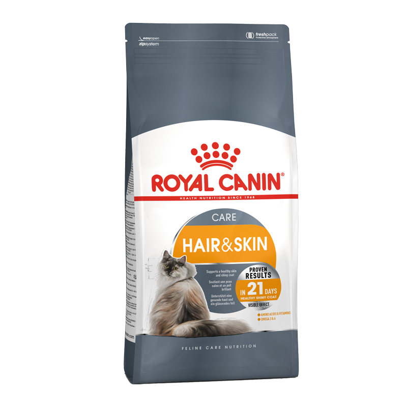 غذای خشک گربه رویال کنین هیر اند اسکین ۲ کیلویی | Royal Canin Hair & Skin Care