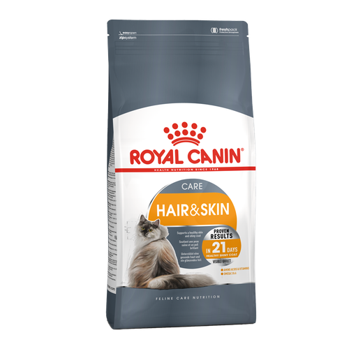 غذای خشک گربه رویال کنین هیر اند اسکین ۲ کیلویی | Royal Canin Hair & Skin Care