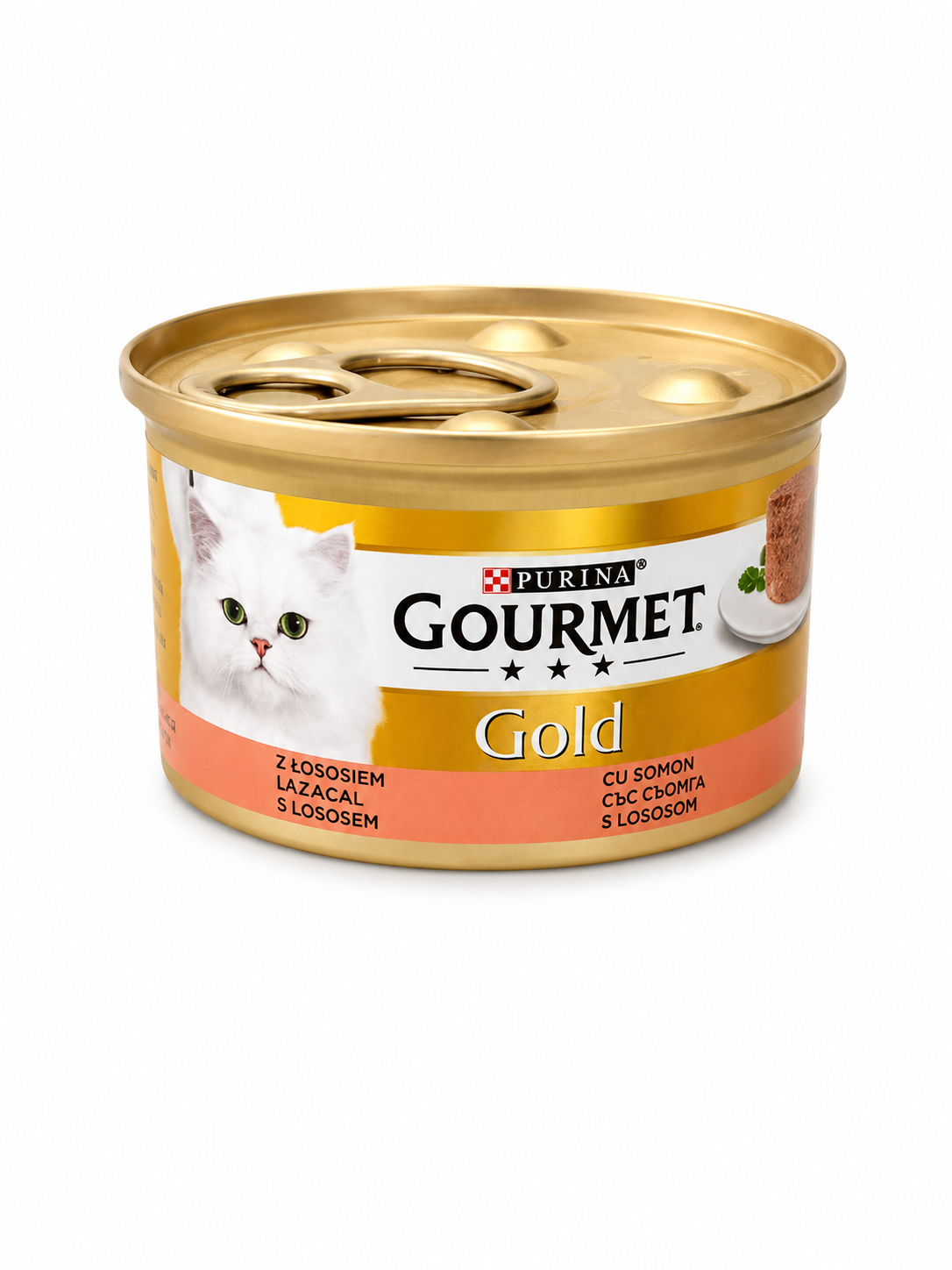 کنسرو گربه پورینا گورمت گلد پاته با طعم سالمون 85 گرم | Purina Gourmet Gold Salmon Pâté