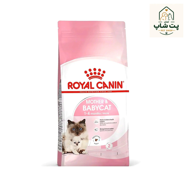 غذا خشک مادر و بچه گربه رویال کنین مدل Mother & Babycat وزن ۱۰ کیلوگرم